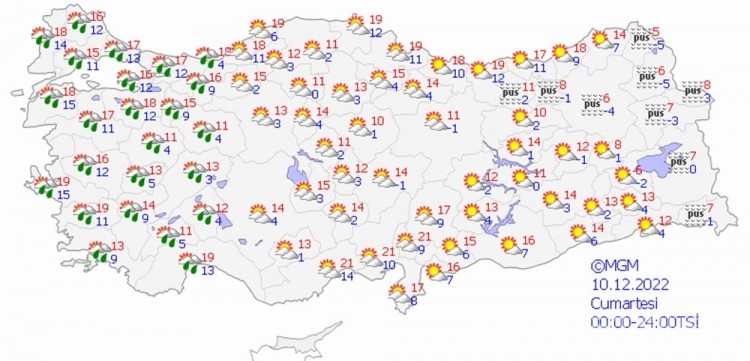 Batıda sıcaklıklar artıyor! 