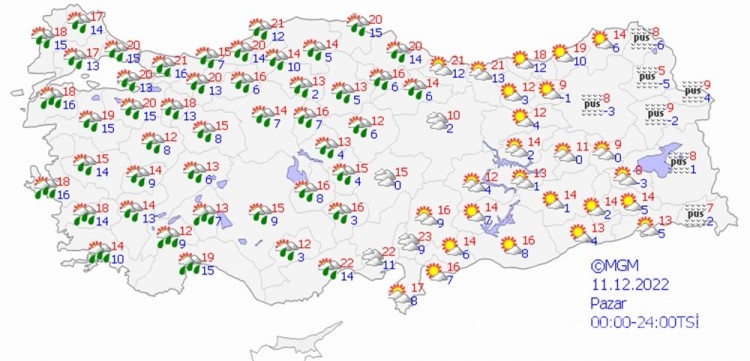 Batıda sıcaklıklar artıyor! 