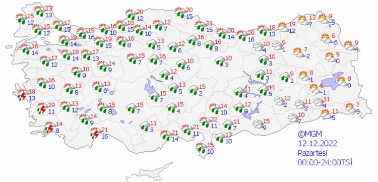 Batıda sıcaklıklar artıyor! 