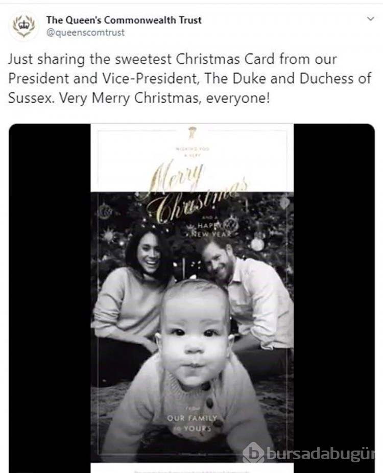 Kraliyet ailesi noel fotoğraflarını paylaştı