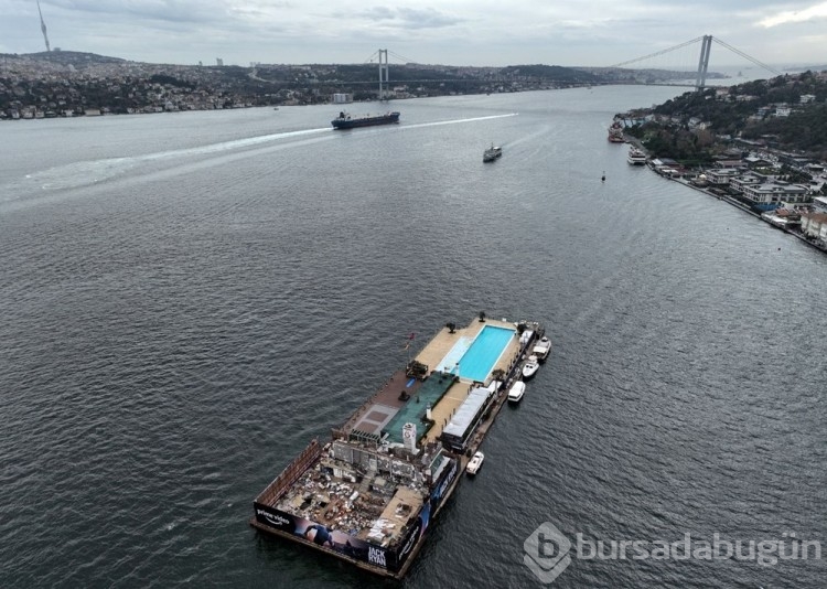Galatasaray Adası'nın atıl kısmı panolar ile kapatıldı