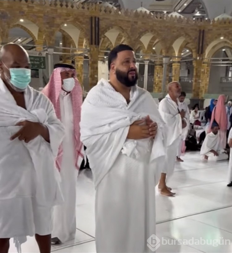 Ünlü boksör Mike Tyson ve DJ Khaled Kabe'ye gitti