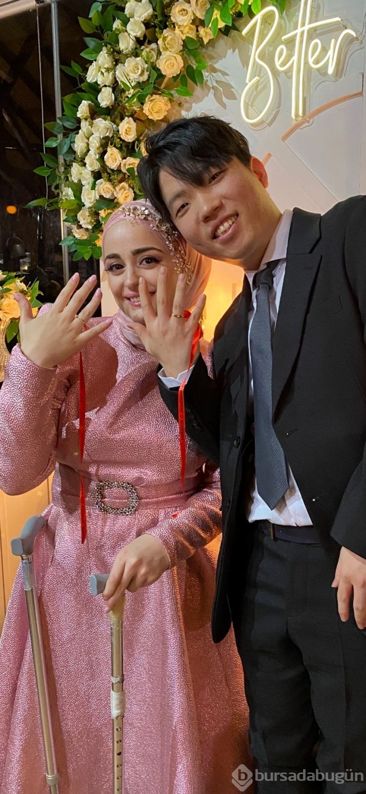 Güney Kore'den Rize'ye damat geldi