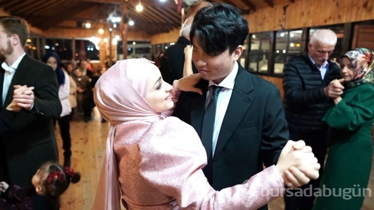 Güney Kore'den Rize'ye damat geldi