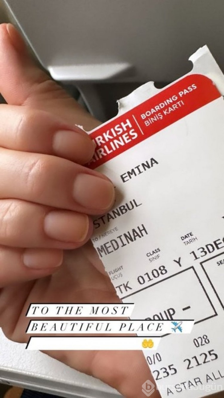 Emina Jahovic protezlerini çıkarttı umreye gitti