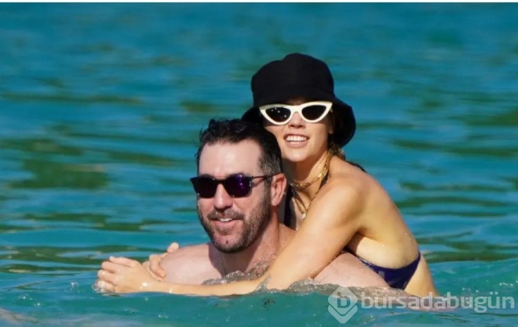 Kate Upton eşi Justin Verlander ile tatilde