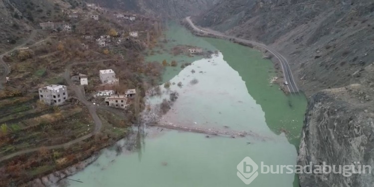 Yusufeli Barajı'nda su yükselmeye başladı