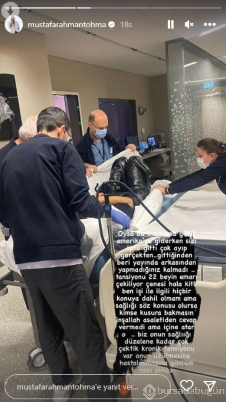 Serengil'in çenesi kilitlendi, Sevgilisi tepki gösterdi