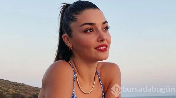 Hande Erçel'in iddialı pozları
