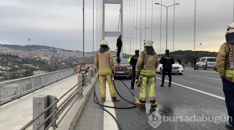 15 Temmuz Şehitler Köprüsü'nde hareketli dakikalar
