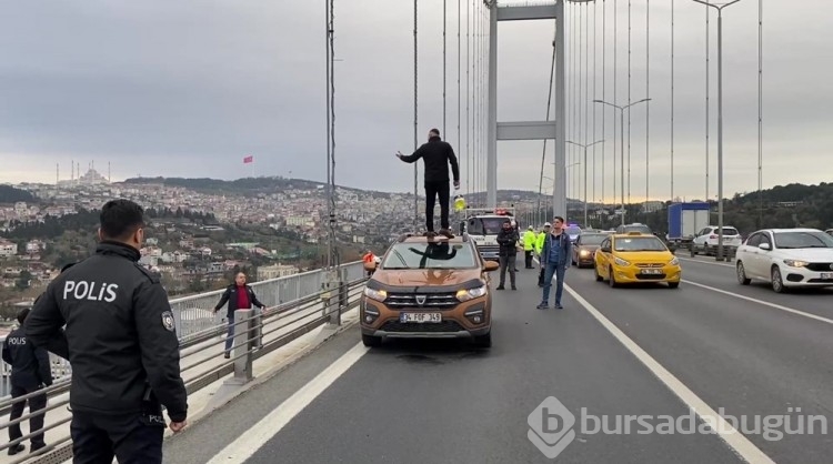 15 Temmuz Şehitler Köprüsü'nde hareketli dakikalar
