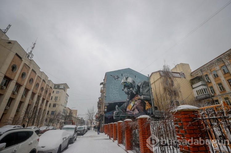 Ukrayna'nın renkli duvarları dikkat çekti
