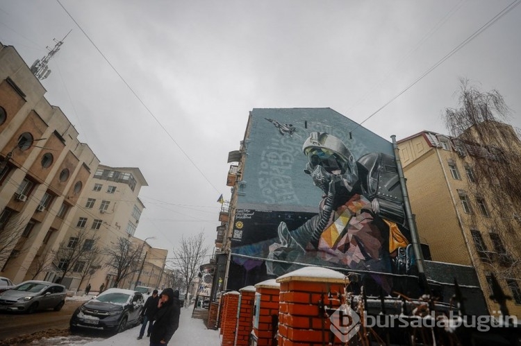 Ukrayna'nın renkli duvarları dikkat çekti
