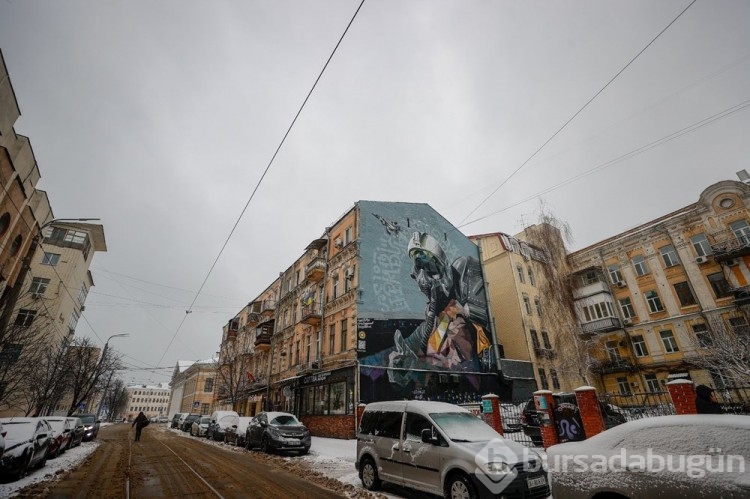Ukrayna'nın renkli duvarları dikkat çekti

