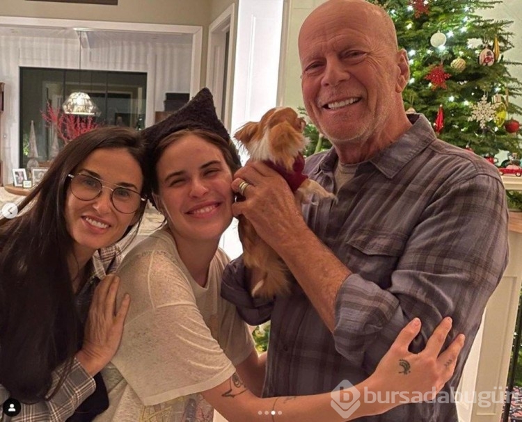 Afazi hastalığına yakalanan Bruce Willis dede oluyor