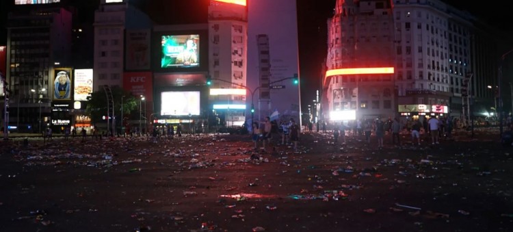 Arjantin'in Dünya Kupası kutlamalarında ortalık karıştı
