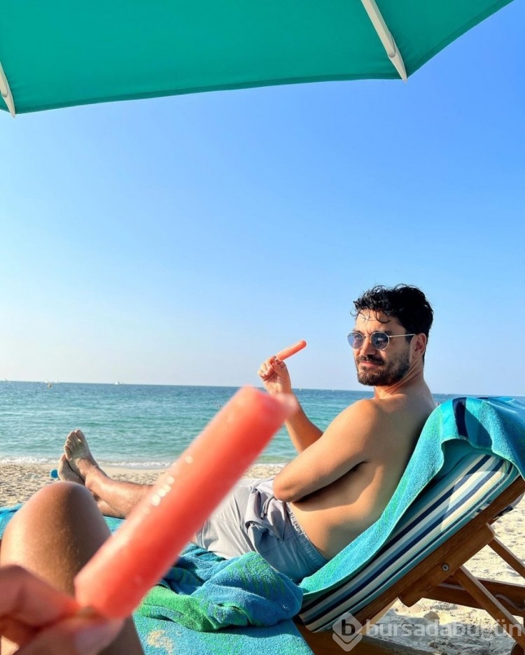 Futbolcu İlkay Gündoğan ve eşi Dubai'de tatilde