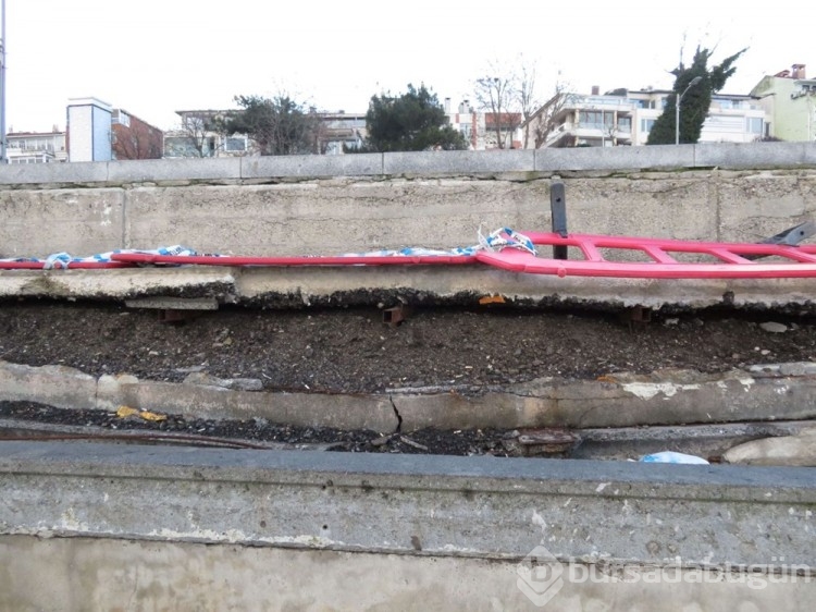 Üsküdar Sahili çöktü