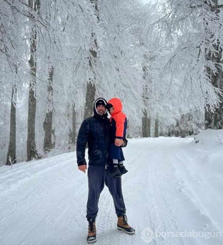 İbrahim Çelikkol'dan oğlu ile yeni pozlar