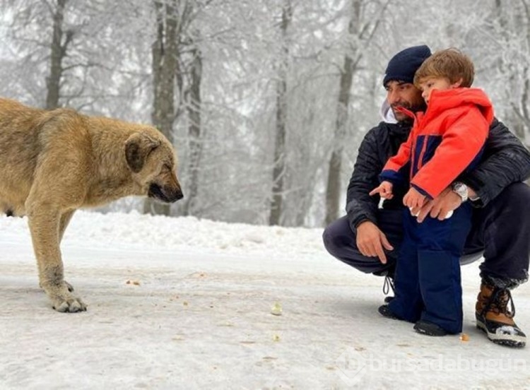 İbrahim Çelikkol'dan oğlu ile yeni pozlar