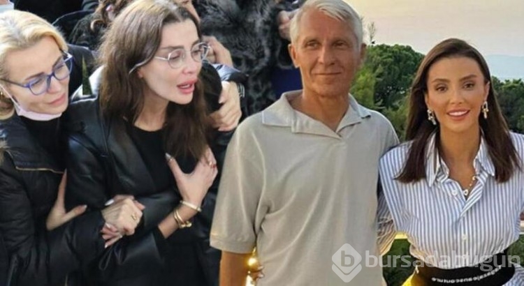 Babasını kaybeden Özge Ulusoy siyahlar içinde!