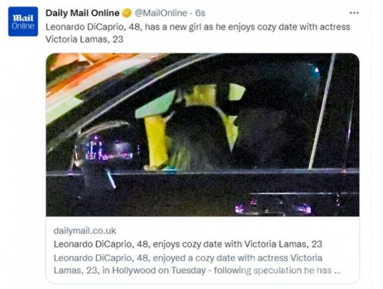Leonardo DiCaprio, Victoria Lamas ile görüntülendi!