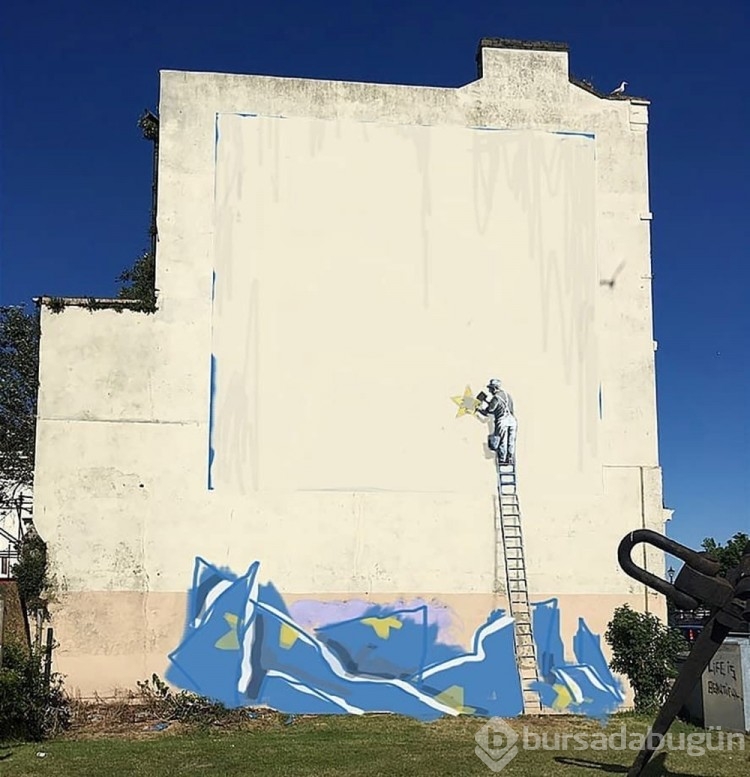 Banksy'nin 1 milyon sterlinlik eseri yıkılabilir