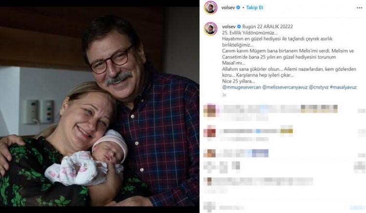 Volkan Severcen eşiyle 25. yıl dönümlerini kutladı