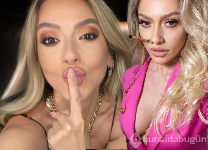 Hadise 2022'ye seksi pozlarıyla veda etti! 