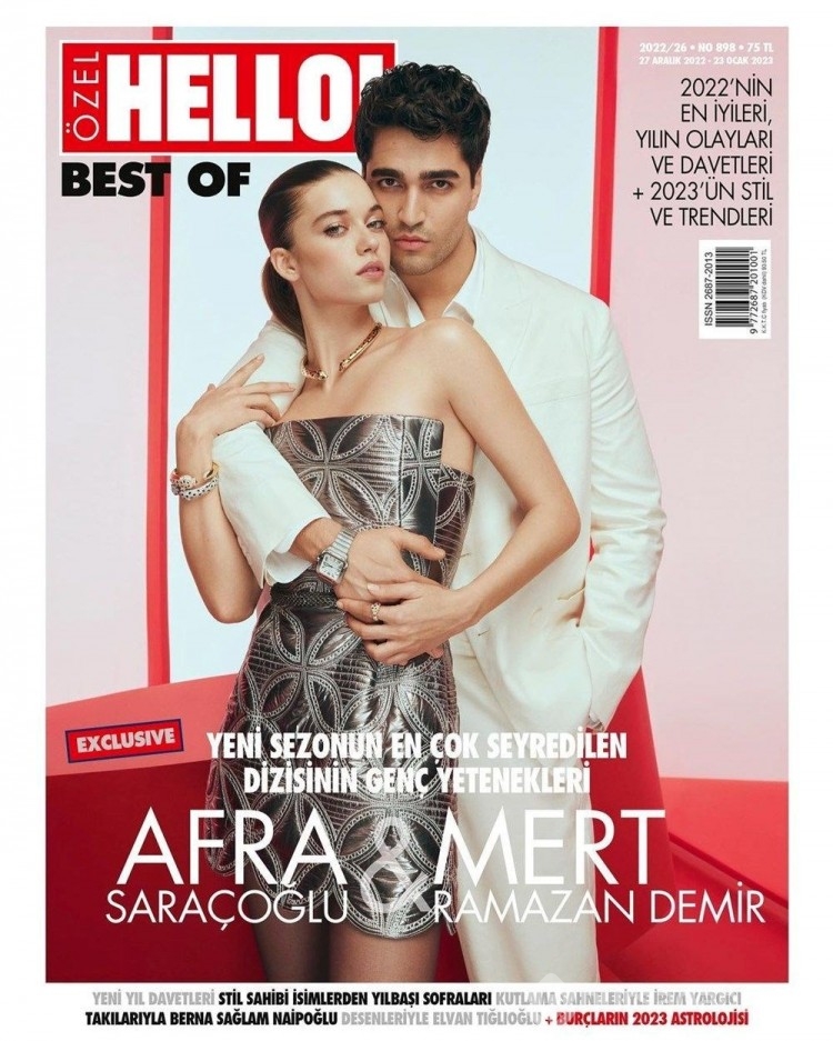 Afra Saraçoğlu ve Mert Ramazan Demir kapak yıldızı oldular