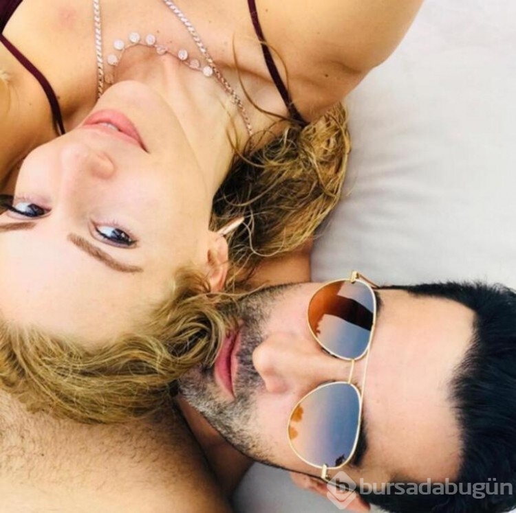 Sinem Kobal kızı Lalin'in ile mutfak pozları
