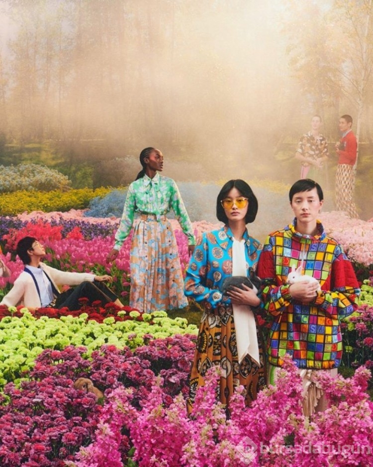 Gucci'nin renkli kampayası: Rengarenk