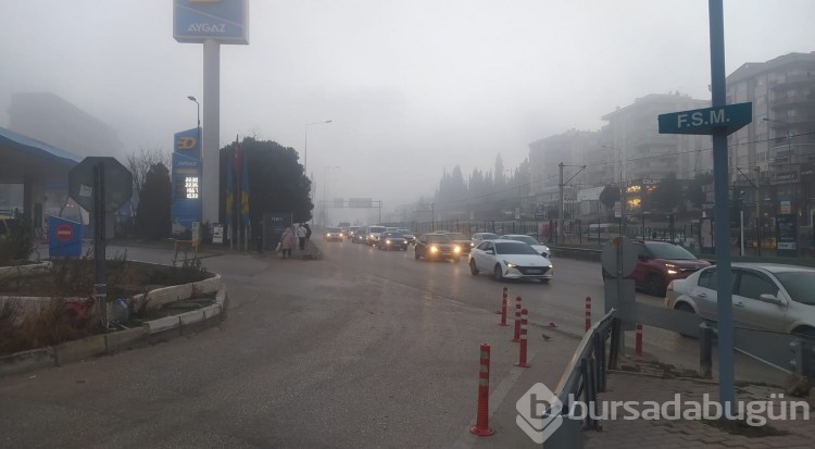 Bursa'dan sis manzaraları