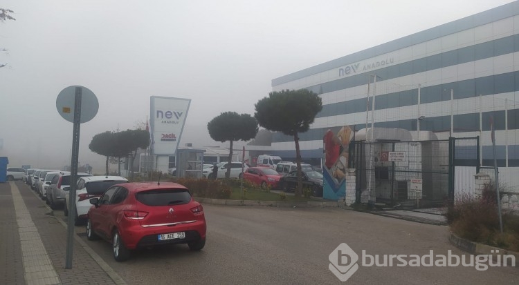 Bursa'dan sis manzaraları