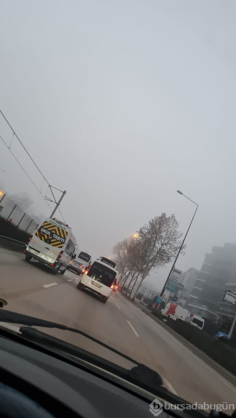 Bursa'dan sis manzaraları