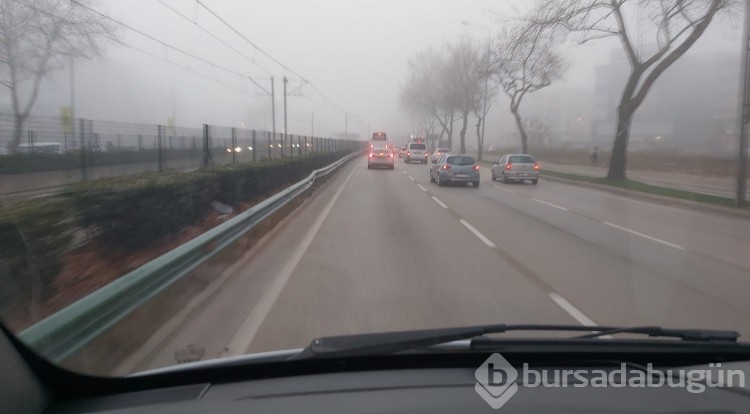 Bursa'dan sis manzaraları