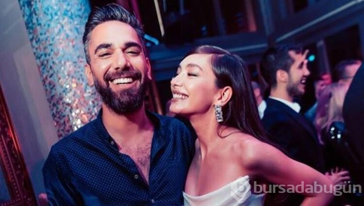 Neslihan Atagül ve Kadir Doğulu çiftinden yatak pozu