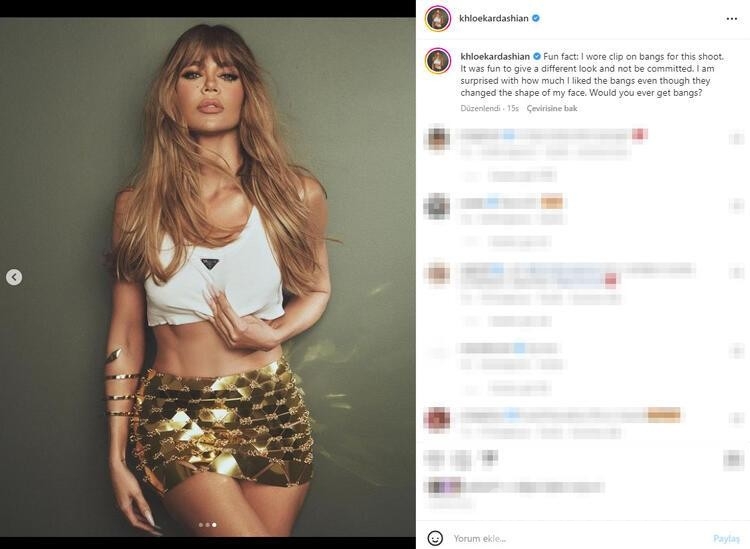 Khloe Kardashian'dan iddialara cevap!

