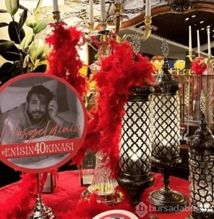Enis Arıkan doğum gününü kına gecesi tadında kutladı