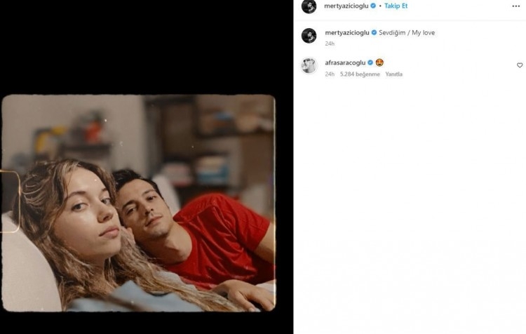  Afra Saraçoğlu ve Mert Yazıcıoğlu'yla ilgili dikkat çeken detay