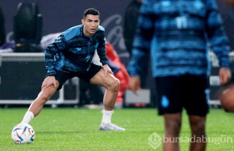 Cristiano Ronaldo yeni takımı ile ilk kez antrenmana çıktı