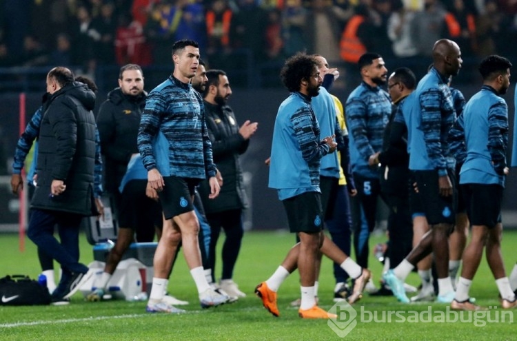 Cristiano Ronaldo yeni takımı ile ilk kez antrenmana çıktı