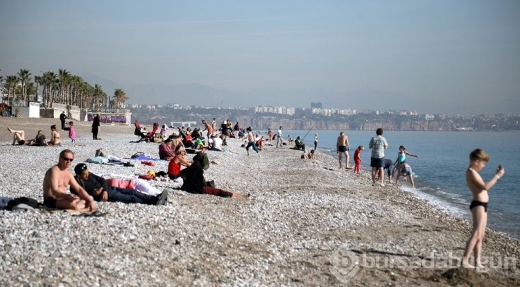 Antalya'da ocak ayında deniz keyfi
