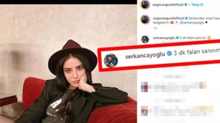 Özge Gürel ile Serkan Çayoğlu arasındaki diyalog dikkat çekti
