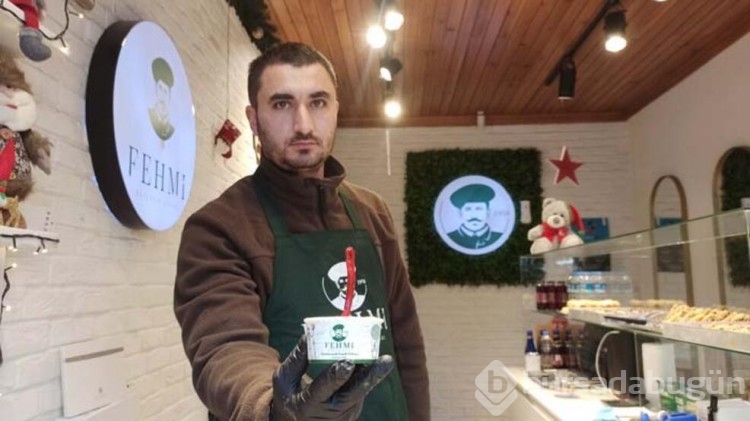 Kışın dondurmanın en güzel hali; 'Dondurmalı irmik helvası'