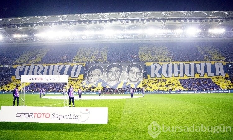 Fenerbahçe taraftarından müthiş gösteri geldi