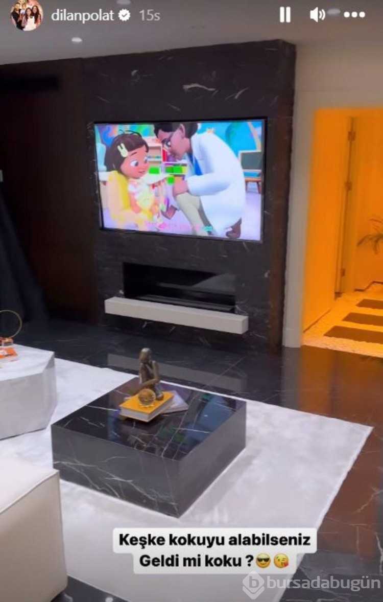 Dilan Polat'ın evinin her detayı olay oldu