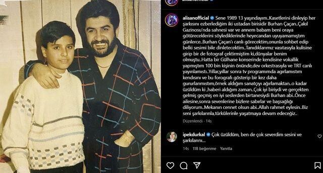 Burhan Çeçen'in ölümü sonrası Alişan paylaşımda bulundu!