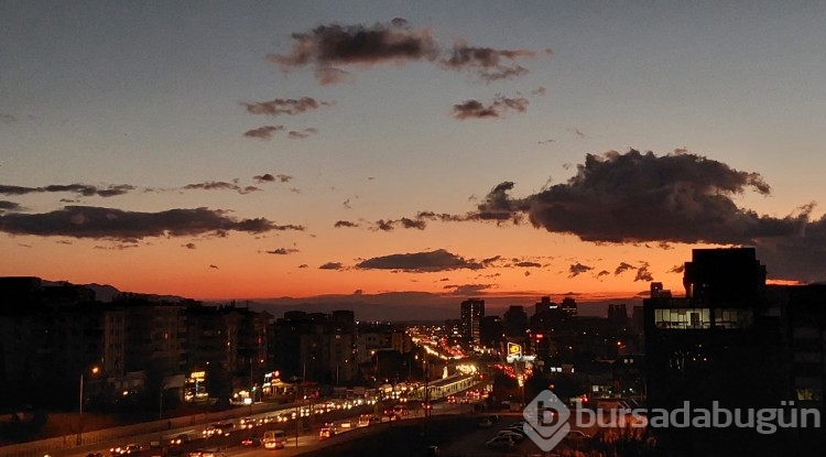 Bursa'dan gökyüzü manzaraları