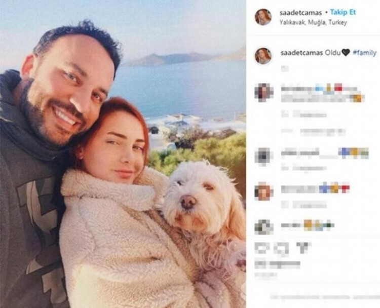 Ferit Aktuğ sevgilisiyle el ele
